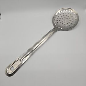 Stainless Skimmer Strainer Spoon Inox Rostfrei Utensil Heavy Duty 13.5” Long